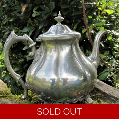 Victorian metal teapot James Dixon & Sons, Sheffield, England